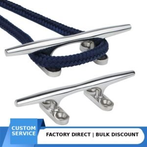 316 Stainless Steel Heavy Round Boat Cleat for fishing vessel deck hardware