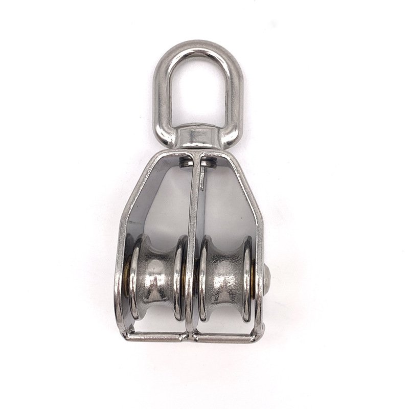 Stainless Steel Double Folding Nylon Pulley - product image 12