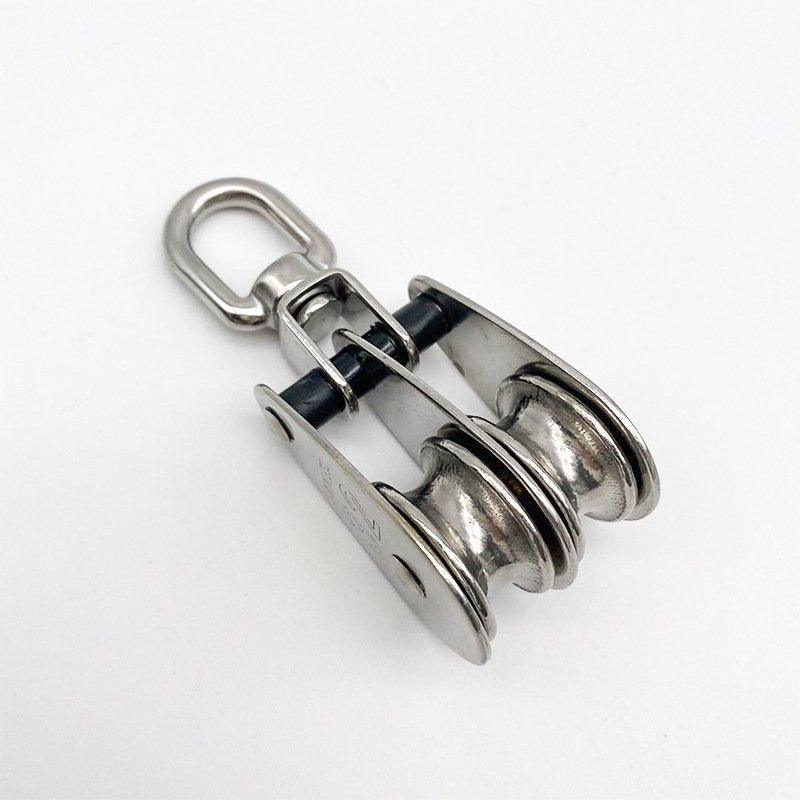 Stainless Steel Folding Double Nylon Pulley - product image 14