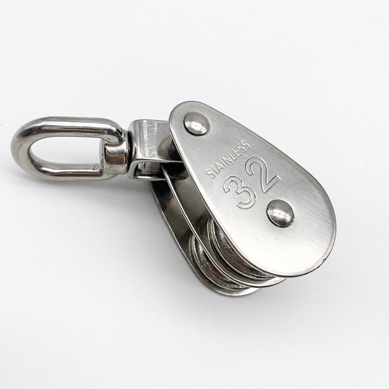Stainless Steel Folding Double Nylon Pulley - product image 11
