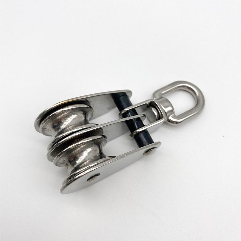 Stainless Steel Folding Double Nylon Pulley - product image 13