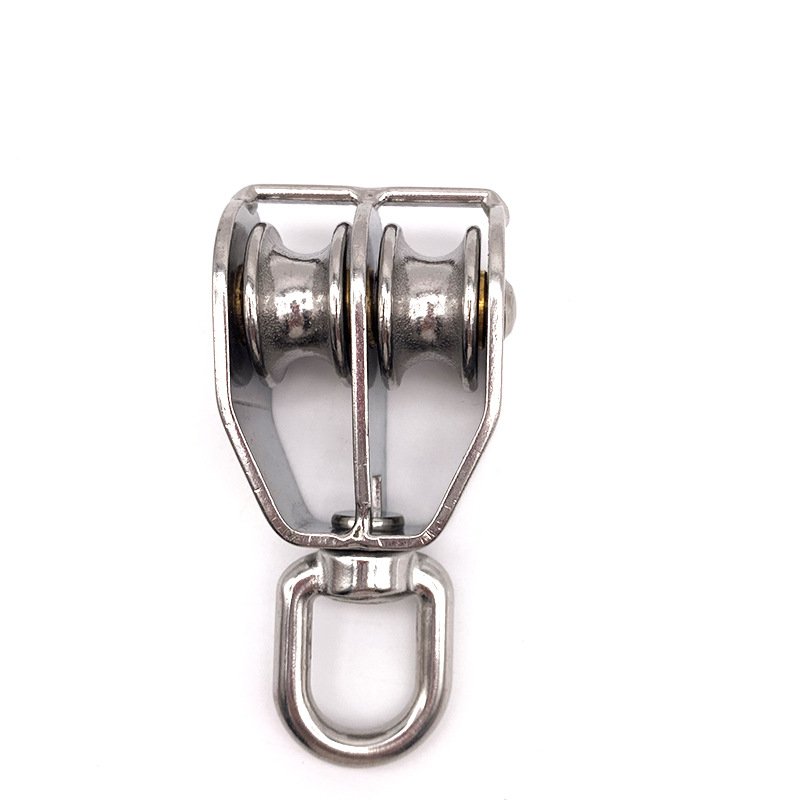 Stainless Steel Double Folding Nylon Pulley - product image 13