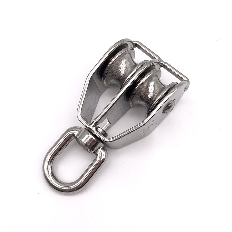Stainless Steel Double Folding Nylon Pulley - product image 14