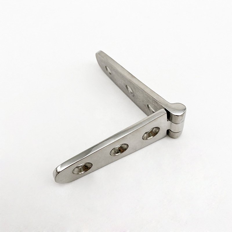 316 Stainless Steel Long Six-Hole Marine Hinge 152 x 30 mm for marine hatch and deck hardware