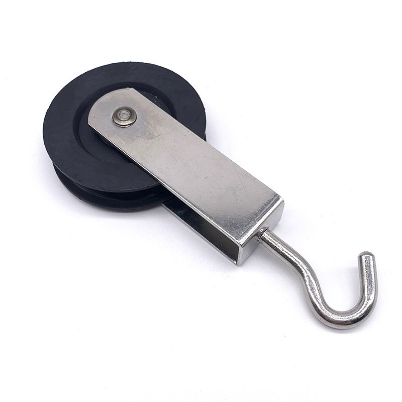 316 Stainless Steel Swivel Hook Nylon Pulley - product image 3
