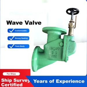 JIS F3060R Cast Steel Angle Storm Valve for marine piping system