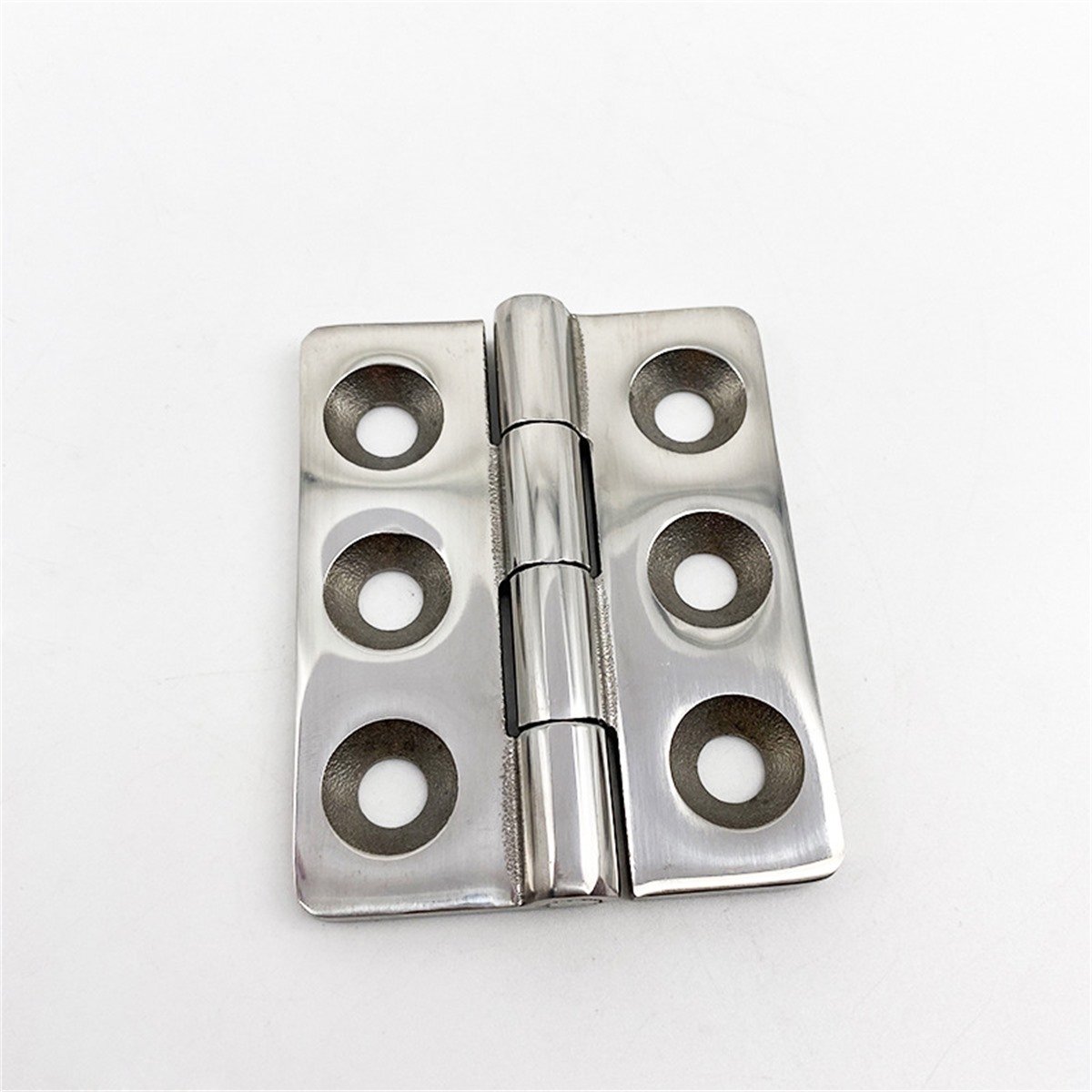 AISI 304 Six-Hole Heavy-Duty Industrial Hinge 65 x 80 mm - detail image 2