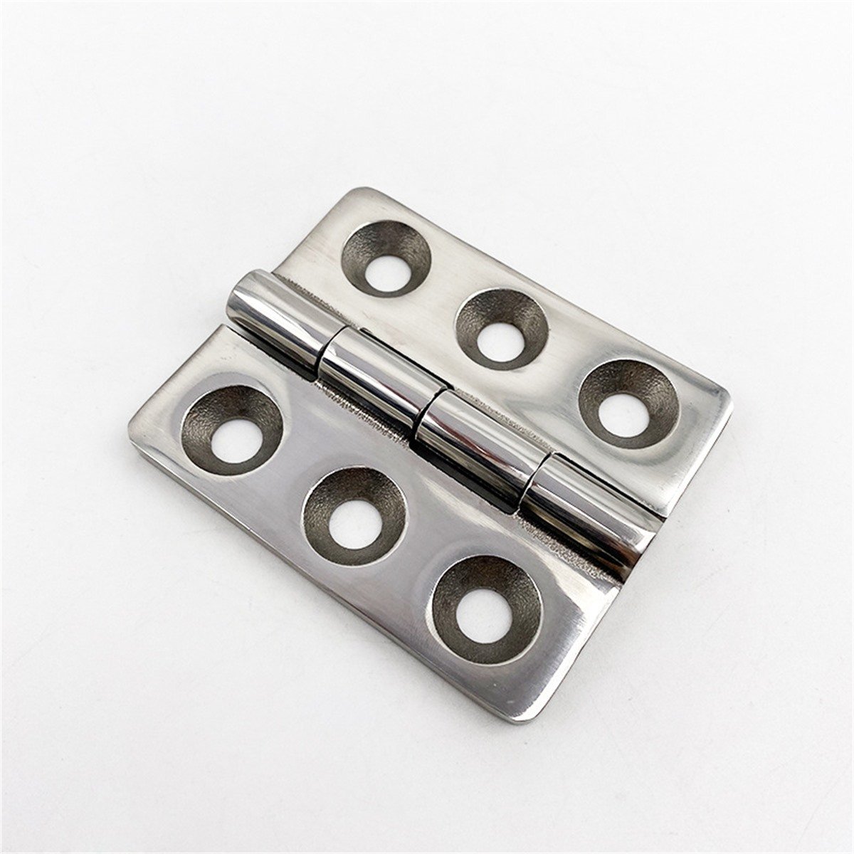 AISI 304 Six-Hole Heavy-Duty Industrial Hinge 65 x 80 mm - detail image 3