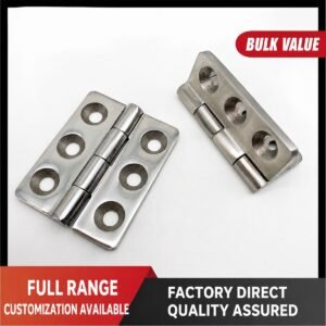 AISI 304 Six-Hole Heavy-Duty Industrial Hinge 65 x 80 mm - main product view