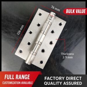 AISI 304 5-Inch Heavy-Duty Ball-Bearing Hinge for Marine Doors - main product view