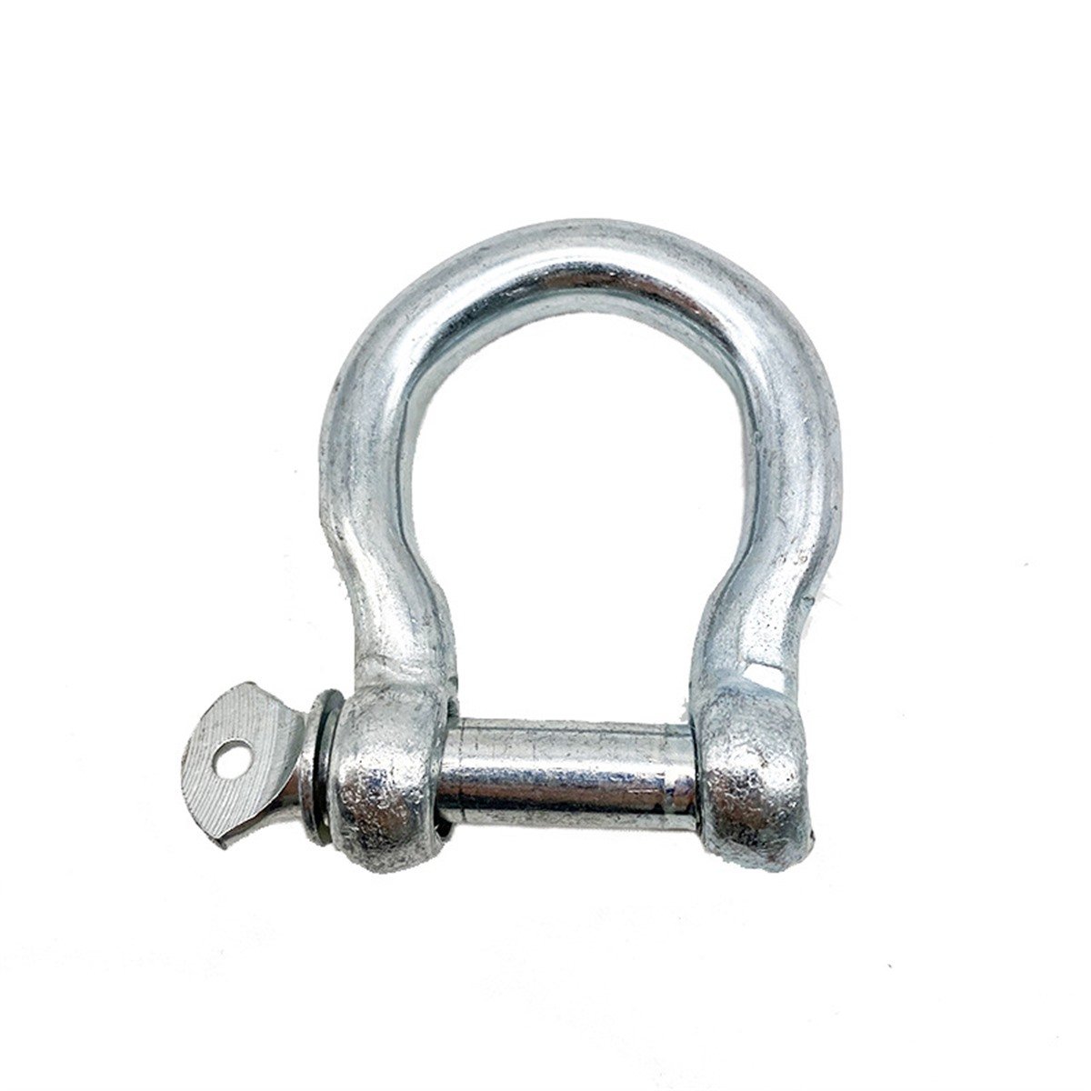 Electro-Galvanized Carbon Steel European Bow Shackle for Marine Rigging - product view 5