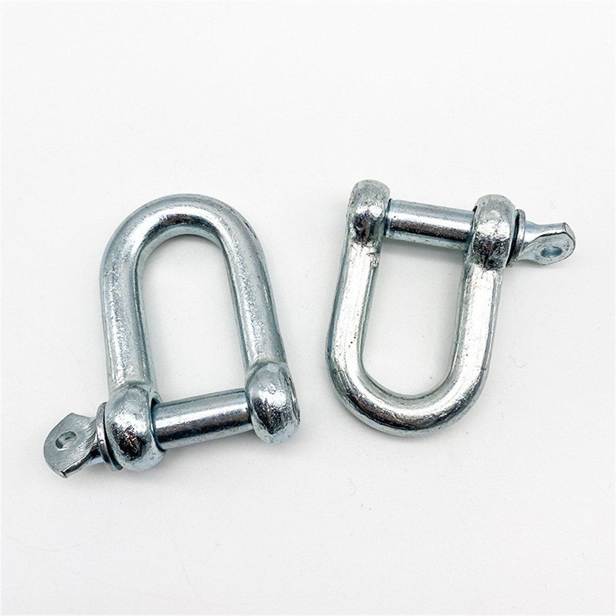 Electro-Galvanized Carbon Steel European D Shackle with Key Pin - product view 3