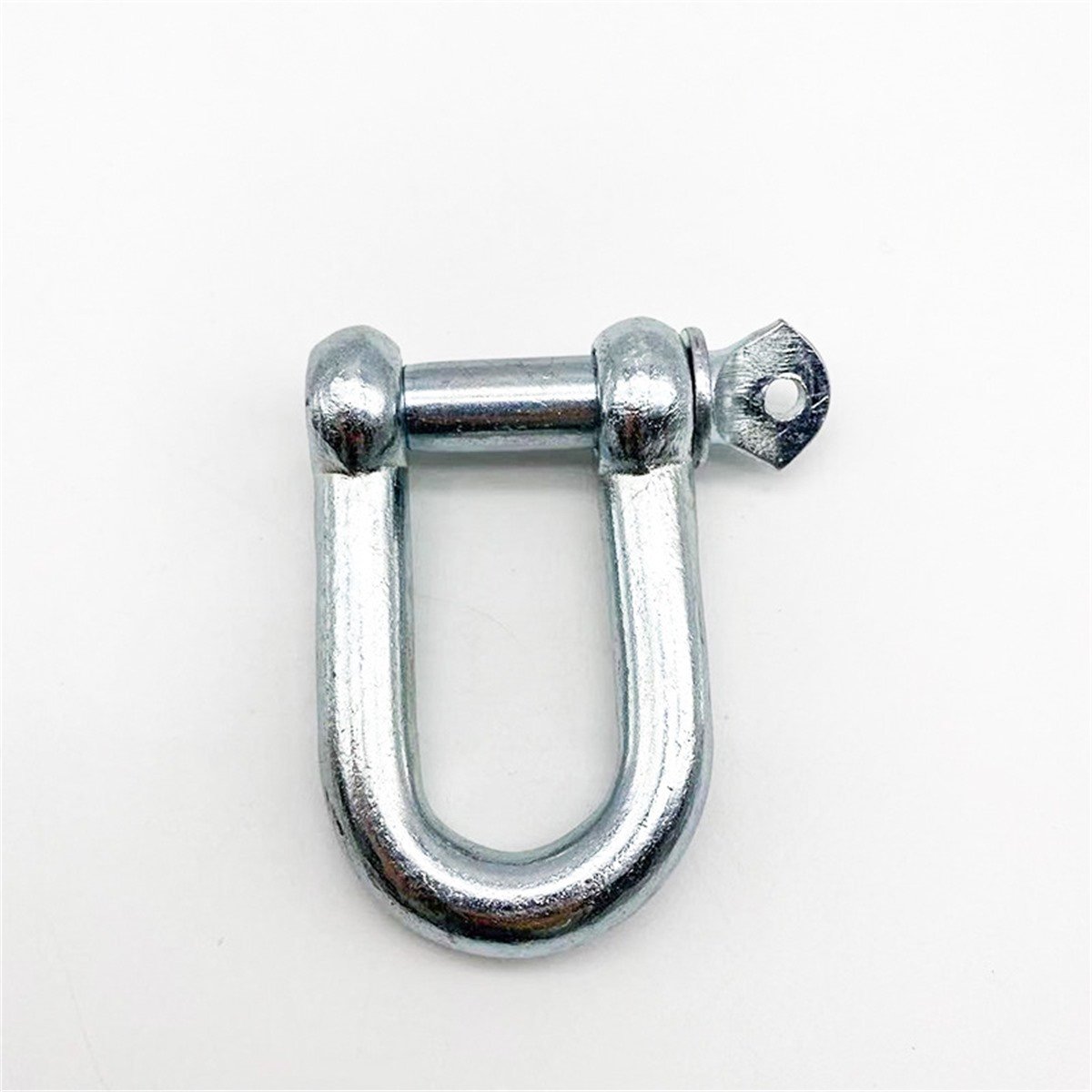 Electro-Galvanized Carbon Steel European D Shackle with Key Pin - product view 4