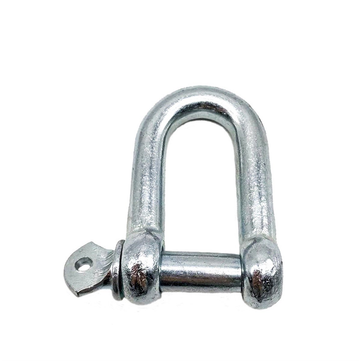 Electro-Galvanized Carbon Steel European D Shackle with Key Pin - product view 5