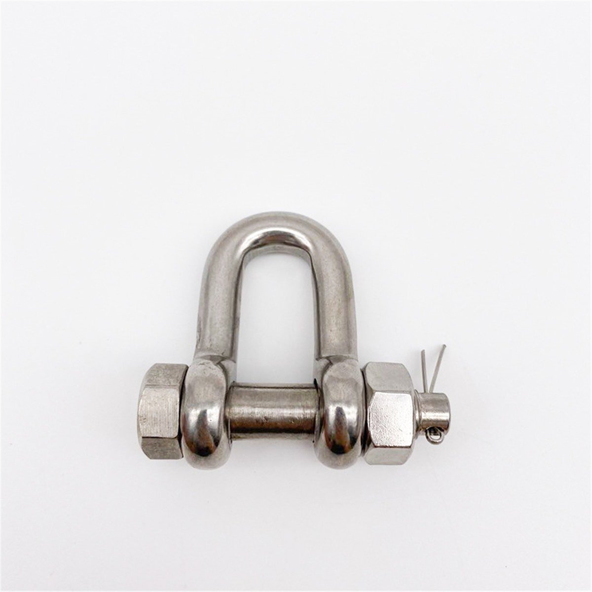 304 Stainless Steel U.S. Type Safety D Shackle with Nut and Cotter Pin - product view 3