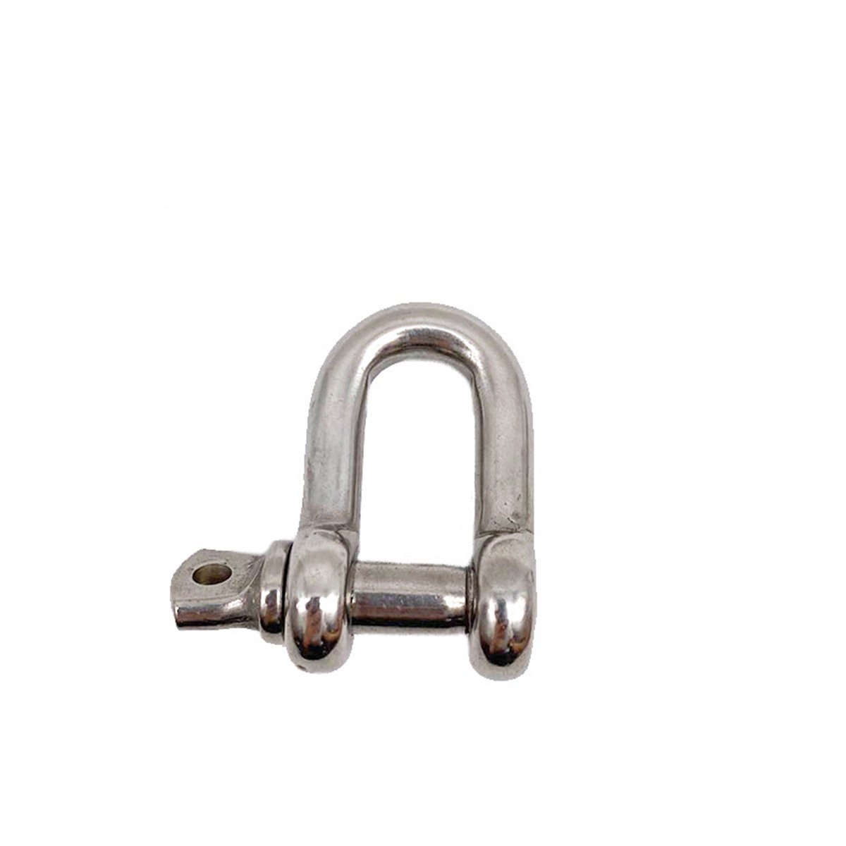 304 Stainless Steel D Shackle with Captive Pin for Marine Rigging - detail view 2