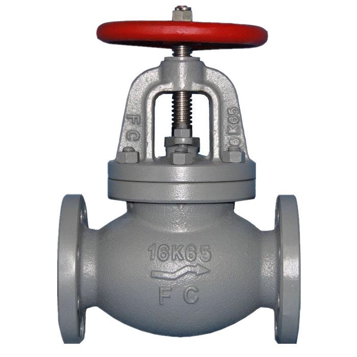 JIS F7375 Marine Cast Iron Globe Check Valve 10K for marine piping system