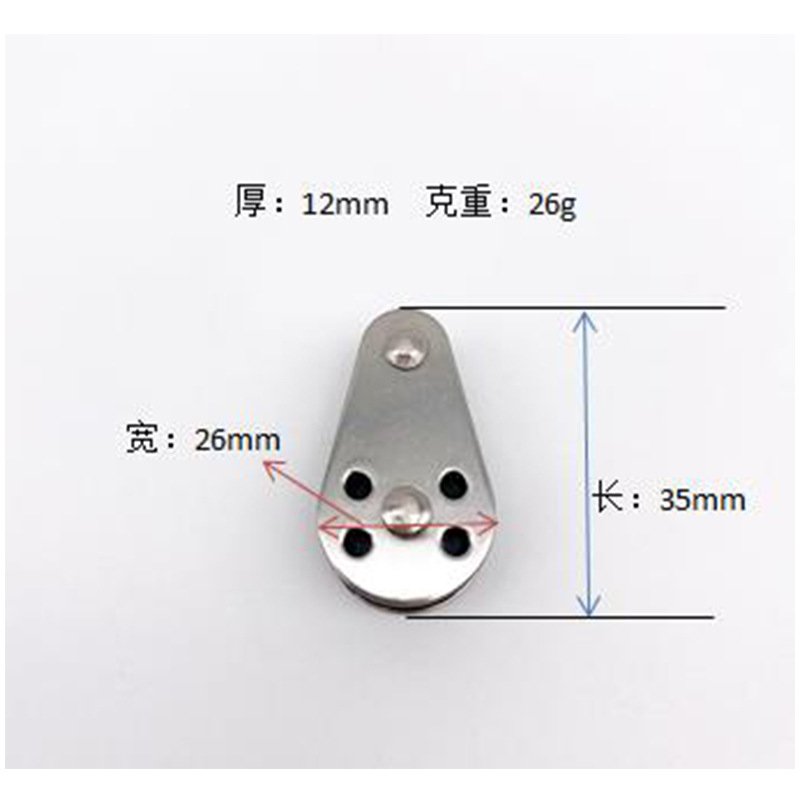 Stainless Steel Nylon Pulley Block with Eye - product image 14