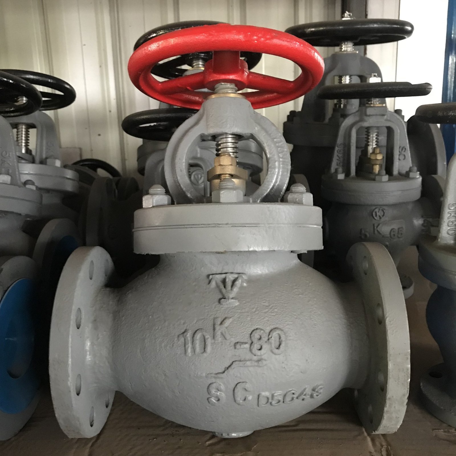 JIS F7471 Marine Cast Steel Globe Check Valve 10K for marine piping system