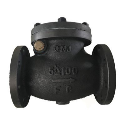 JIS F7372 Marine Cast Iron Swing Check Valve 5K for marine piping system