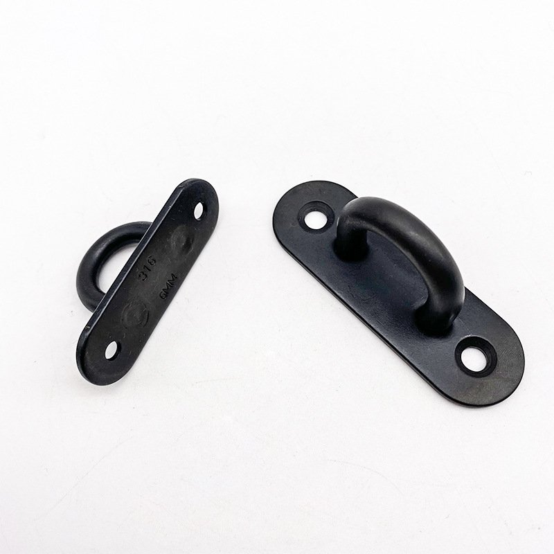 Black Stainless Steel Oval and Square Pad Eye - product image 9