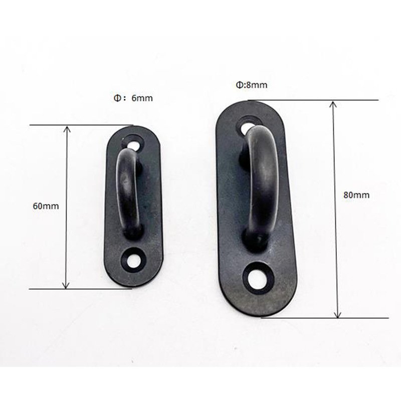Black Stainless Steel Oval and Square Pad Eye - product image 10