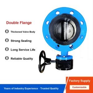 Marine Double Flanged Butterfly Valve for marine piping system