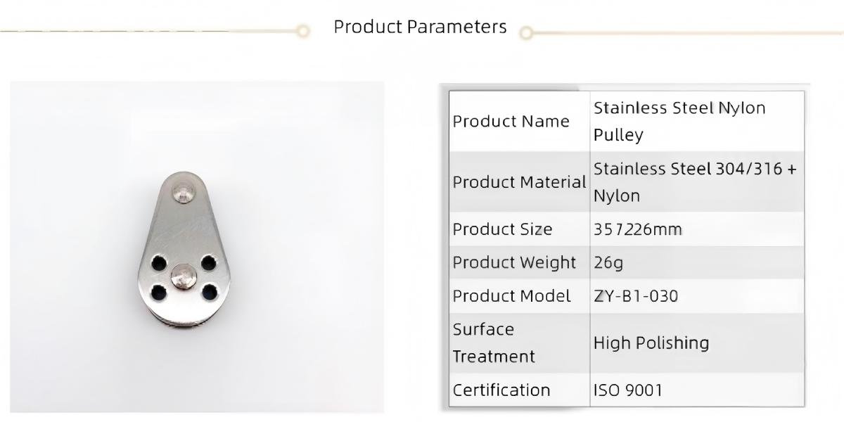 Stainless Steel Nylon Pulley Block with Eye - product image 5