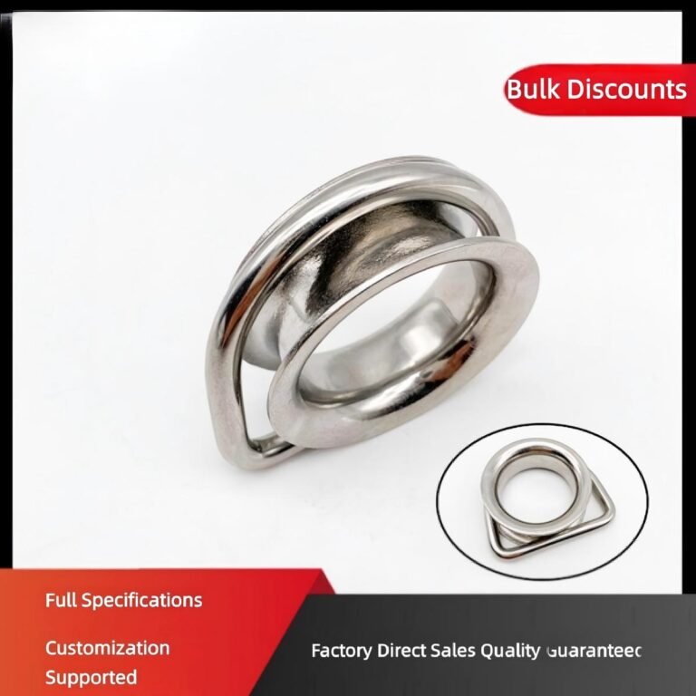 Stainless steel wire rope thimble for marine rigging accessories