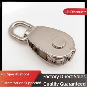 304 Stainless Steel Single and Double Wire Rope Pulley