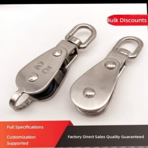 Stainless Steel Folding Single and Double Pulley