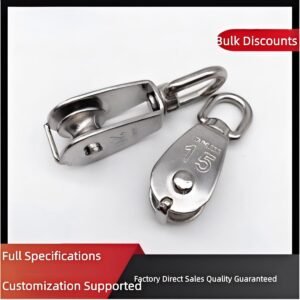 Stainless Steel Single Wire Rope Pulley 15 mm