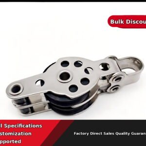 304/316 Stainless Steel Double Nylon Pulley Block