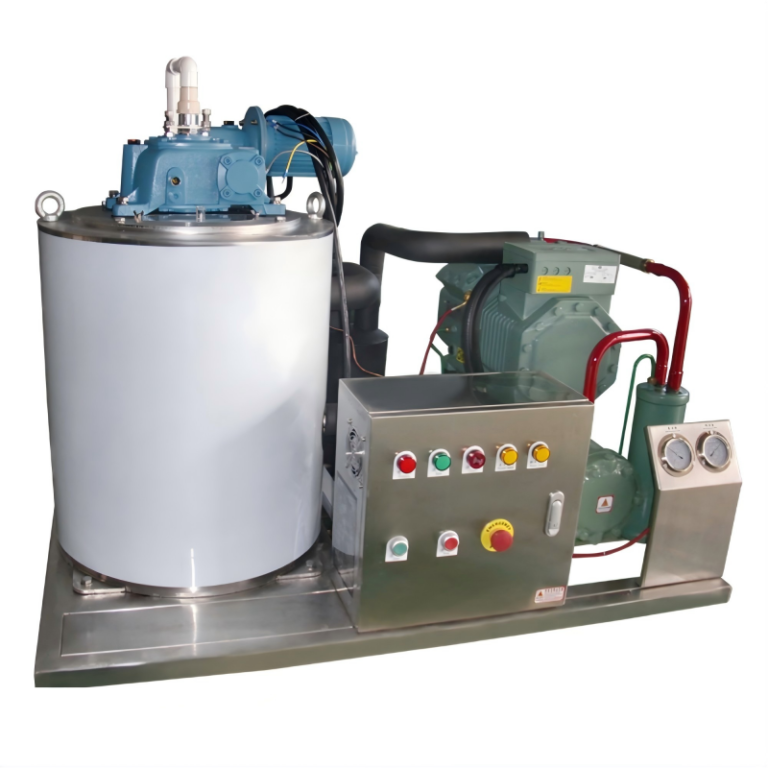 Marine seawater flake ice machine main view
