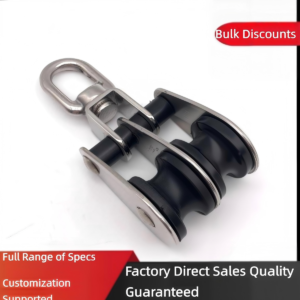 304 Stainless Steel Folding Nylon Pulley