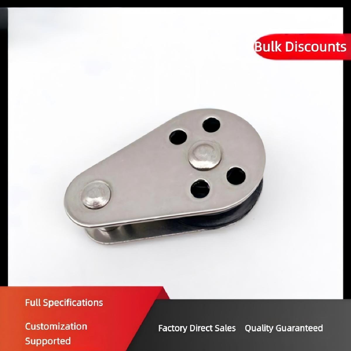 Stainless Steel Nylon Pulley Block with Eye