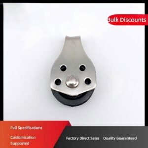 Stainless Steel Single and Double Nylon Pulley Block