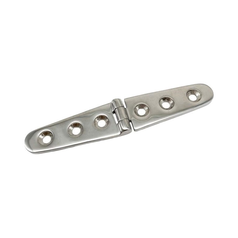 316 Stainless Steel Long Six-Hole Marine Hinge 152 x 30 mm for marine hatch and deck hardware