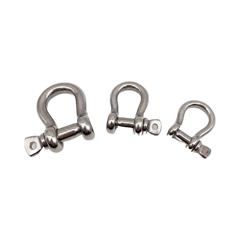 304/316 stainless steel U.S. bow shackle G209 Woo product image for rigging accessory sourcing